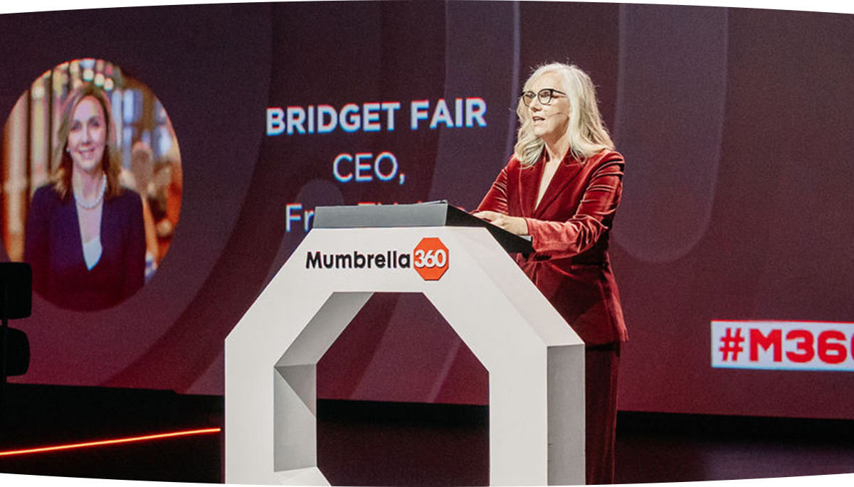 Bridget Fair - CEO, Free TV speaking at Mumbrella360